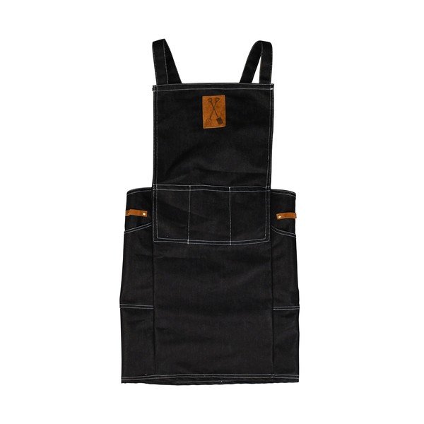 Melns dārzkopības priekšauts Esschert Design Denim Japan-image-2