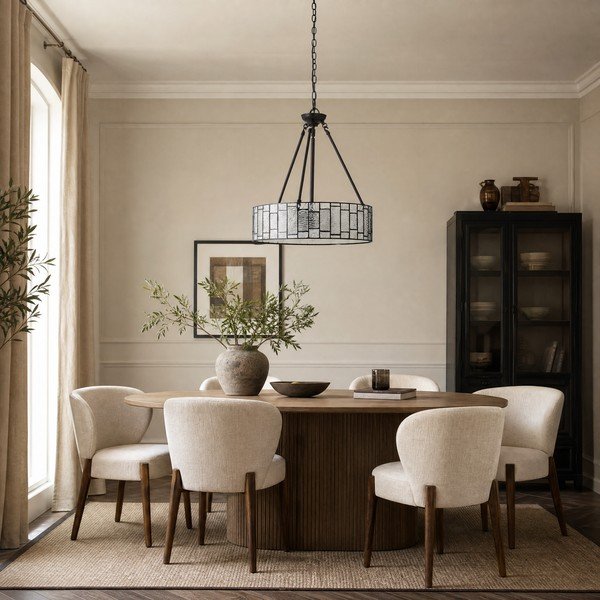 Metāla piekaramā lampa ar stikla abažūru ø 46 cm Waldorf – Premier Housewares-image-2