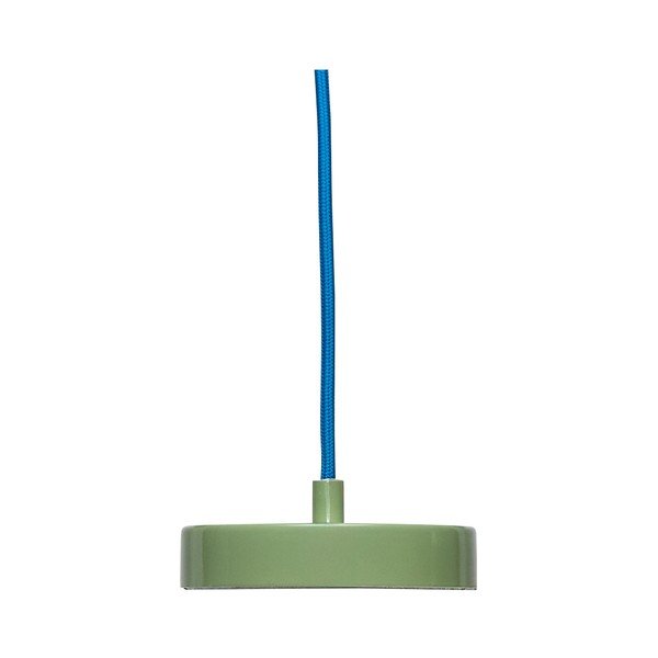 Sarkana/zaļa metāla piekaramā lampa ø 25 cm Remi – Hübsch-image-3