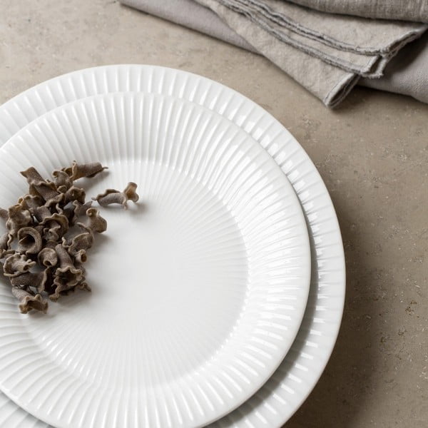 Balts porcelāna šķīvis Kähler Design Hammershoi, ⌀ 34 cm-image-2