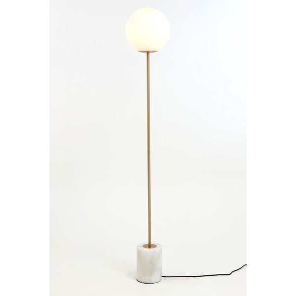 Stāvlampa baltā/zelta krāsā (augstums 156 cm) Medina – Light & Living-image-3