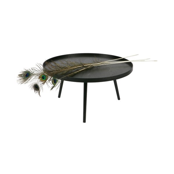 Melns kafijas galdiņš WOOOD Mesa, Ø 78 cm-image-4