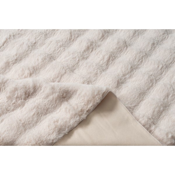 Bēšs mazgājams apaļš paklājs ø 120 cm Bubbly – Oyo Concept-image-1