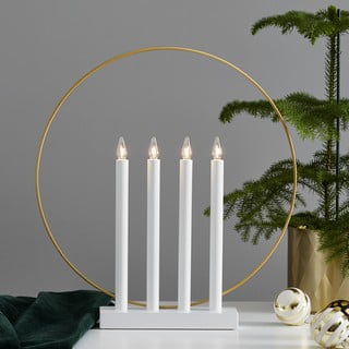 Balts Ziemassvētku gaismas dekors Glory – Star Trading