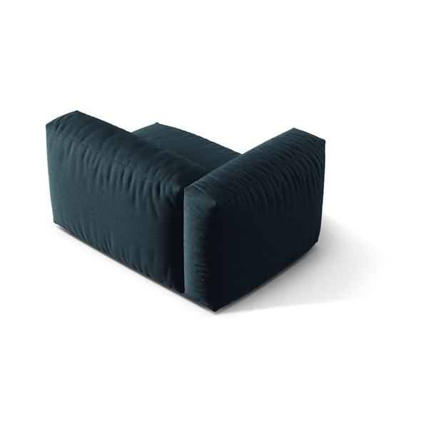 Tumši zila modulārā dīvāna daļa (ar kreiso stūri) Martina – Micadoni Home-image-2