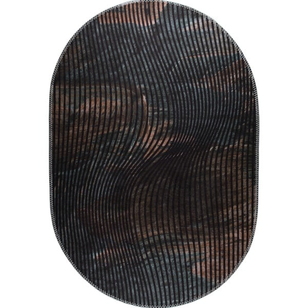 Melns mazgājams paklājs 120x180 cm – Vitaus