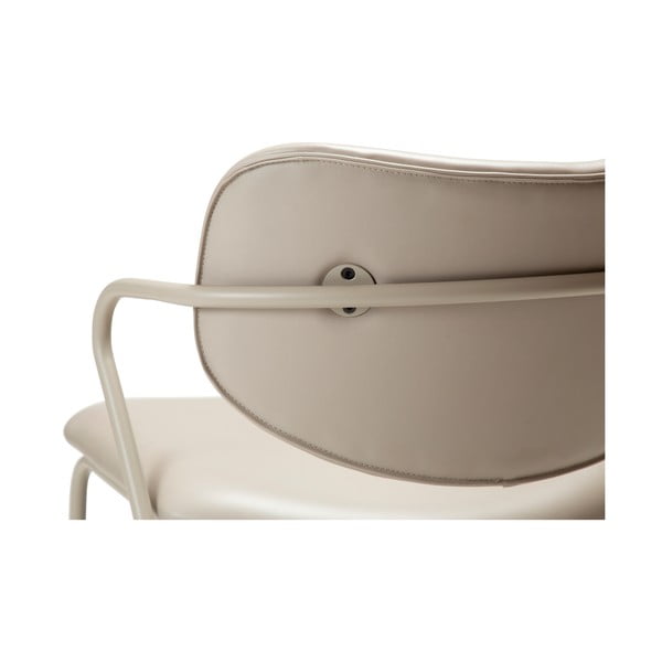 Bēšs mākslīgās ādas krēsls Zed – DAN-FORM Denmark-image-1