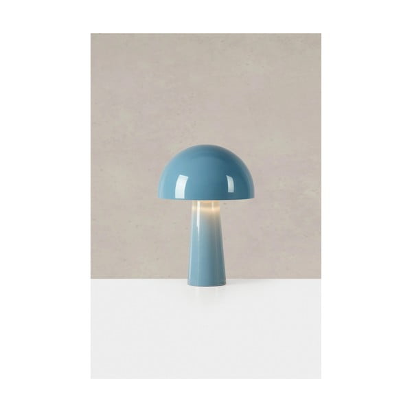 Zila galda lampa ar metāla abažūru (augstums 36 cm) Mantar – Markslöjd-image-3