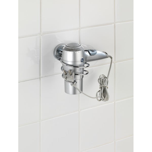 Pašturošs fēna turētājs Wenko Vacuum-Loc Capri, slodze līdz 33 kg-image-1