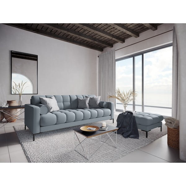 Gaiši zils kāju soliņš Cosmopolitan Design Bali, 60 cm-image-4