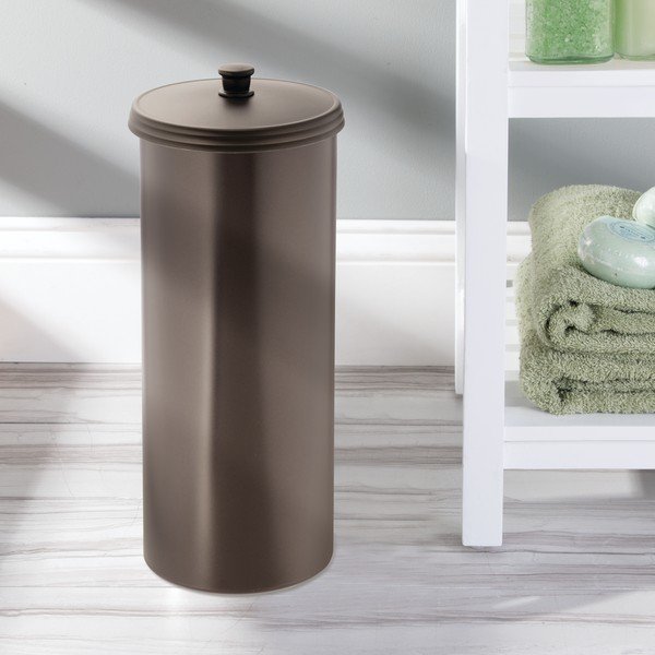 Tualetes birste no bronzas iDesign Kent, augstums 39 cm-image-1