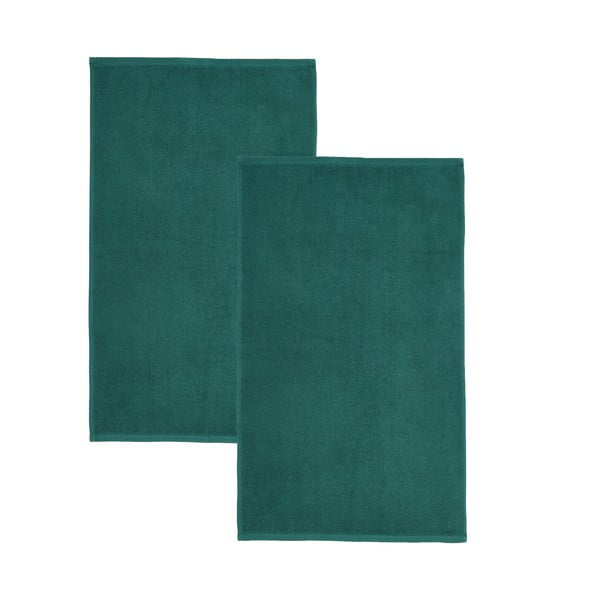 Tumši zaļi ātri žūstoši/frotē kokvilnas dvieļi (2 gab.) 90x140 cm Quick Dry – Catherine Lansfield