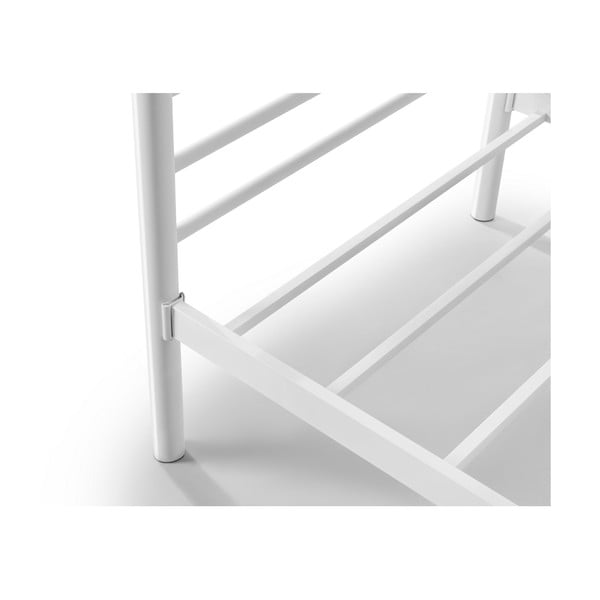 Balta divstāvu bērnu gulta 90x190 cm R70 – Kalune Design-image-4