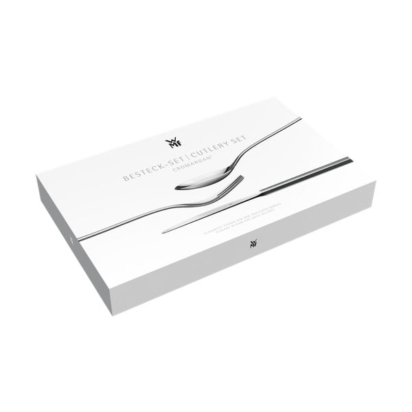 Spīdīgas sudraba krāsas nerūsējošā tērauda galda piederumi (30 gab.) Atria – WMF-image-3