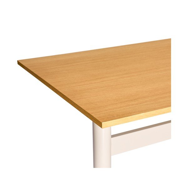 Darba galds ar ozolkoka imitācijas galda virsmu 90x190 cm Tona – Hübsch-image-3