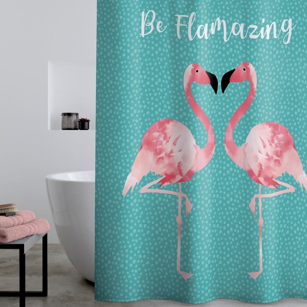 Dušas aizkars 180x180 cm Flamingo – Catherine Lansfield