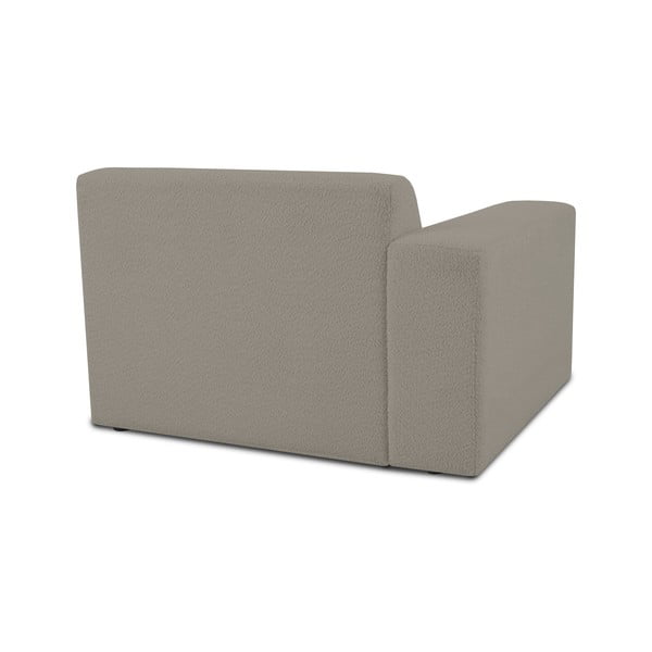 Gaiši brūns modulārais dīvāns no buklē auduma (ar kreiso stūri) Roxy – Scandic-image-2