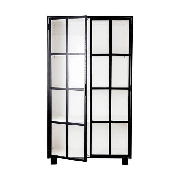 Melna kumode ar stikla durvīm Bloomingville Isabel-image-4