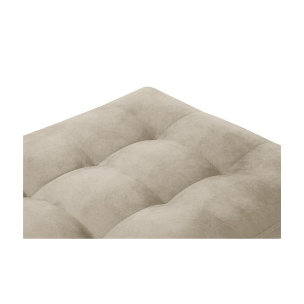 Bēšs samta kāju soliņš Milo Casa Santo-image-3