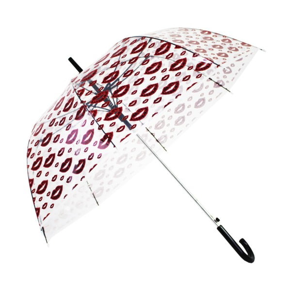 Caurspīdīgs lietussargs Ambiance Lips, ⌀ 100 cm