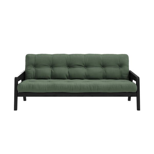 Zaļš izvelkamais dīvāns 204 cm Grab – Karup Design