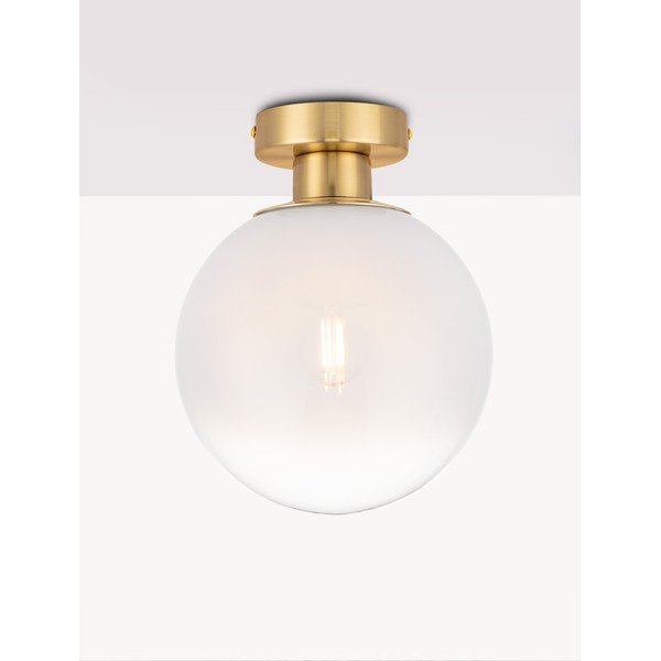Balta/zelta krāsas stikla griestu lampa Vita – Nova Luce-image-3