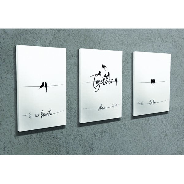 Gleznas (3 gab.) 30x40 cm – Wallity-image-1