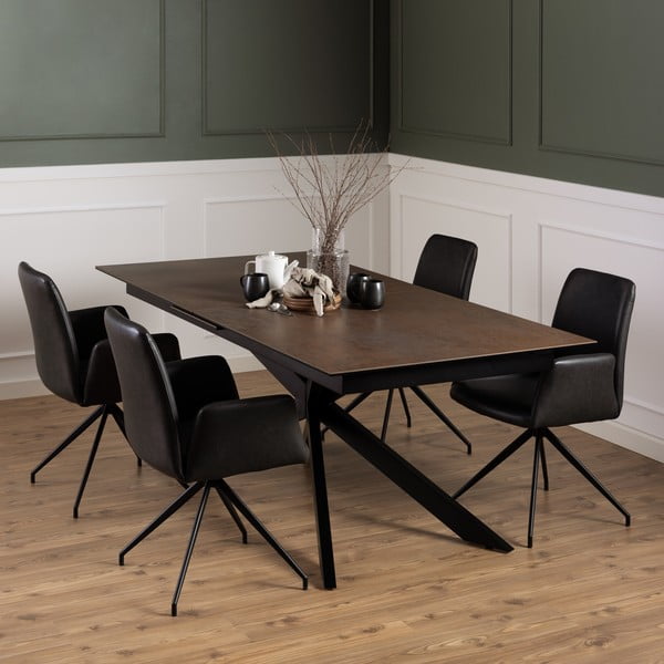 Keramikas izvelkams ēdamgalds 100x240 cm Irwine – Actona-image-1