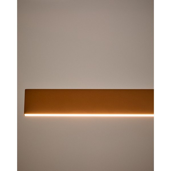 Terakotas oranža LED piekaramā lampa ar metāla abažūru Boadella – Kave Home-image-2