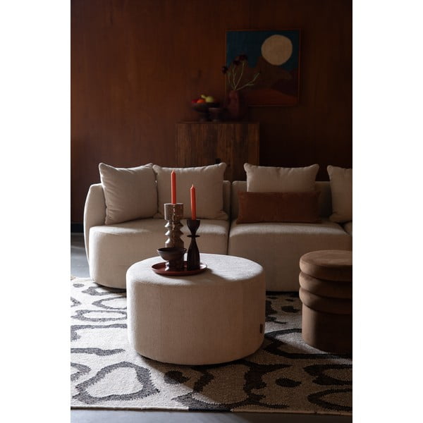 Bēšs dīvāns 210 cm Rocca – Dutchbone-image-1