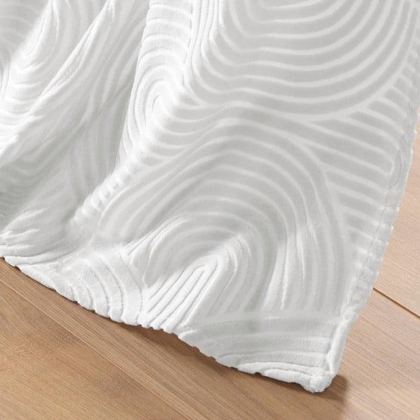 Balts samta aizkars 135x260 cm Eva – douceur d'intérieur-image-4