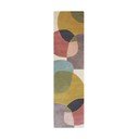 Ar rokām darināts vilnas celiņa paklājs 60x230 cm Glow Multi – Flair Rugs