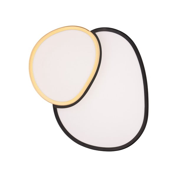 Melna/zelta krāsas LED griestu lampa 36x43.5 cm Rise – Trio-image-4