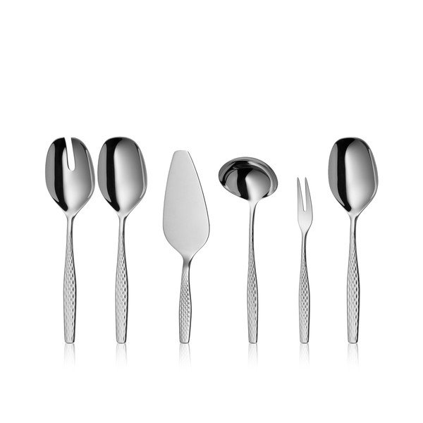 Sudraba krāsas nerūsējošā tērauda galda piederumi (66 gab.) Sentic – WMF