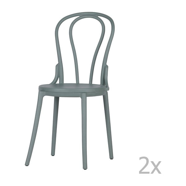 2 zaļo krēslu komplekts De Eekhoorn Bibi