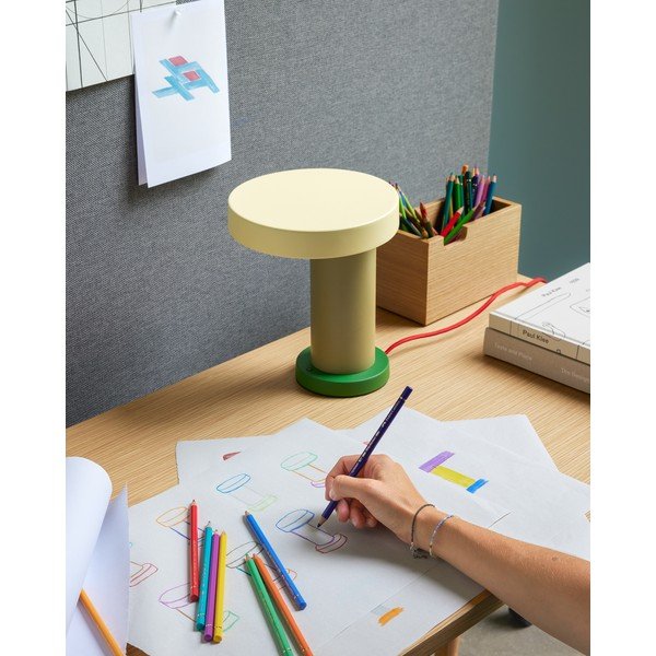 Zaļa galda lampa (augstums 25 cm) Magic – Hübsch-image-1