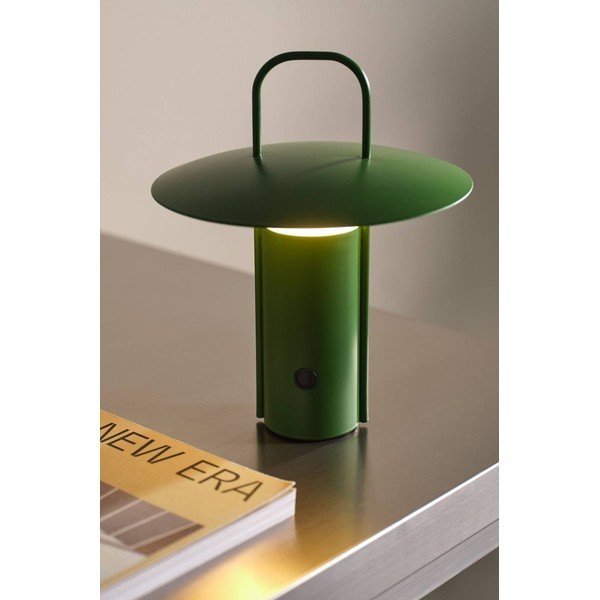 Zaļa metāla LED galda lampa ar regulējamu spilgtumu (augstums 24 cm) Venna – Jotex-image-1