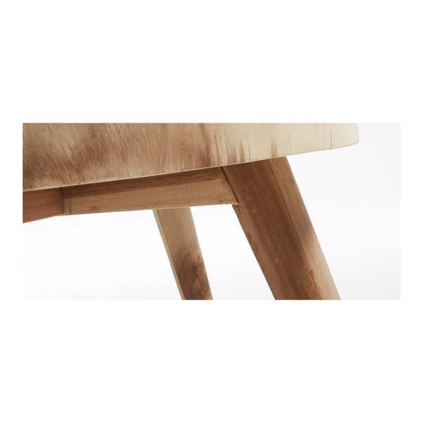 Mungura masīvkoka apaļš sānu galdiņš ø 65 cm Wellcres – Kave Home-image-3