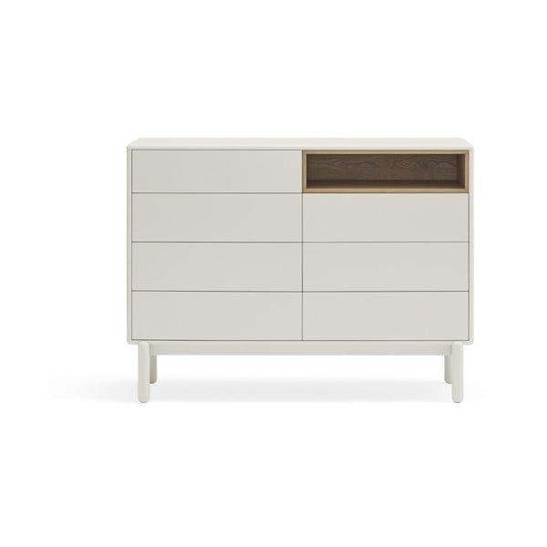 Krēmkrāsas kumode 120x90x40 cm Corvo – Teulat