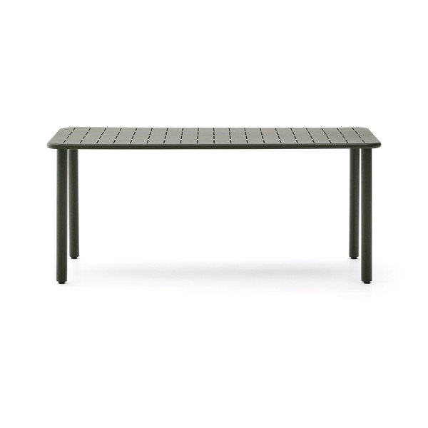 Tērauda dārza ēdamgalds 90x180 cm Brai – Kave Home-image-2