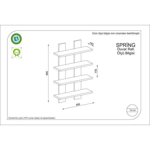 Balts divstāvu plaukts Spring – Gauge Concept-image-2