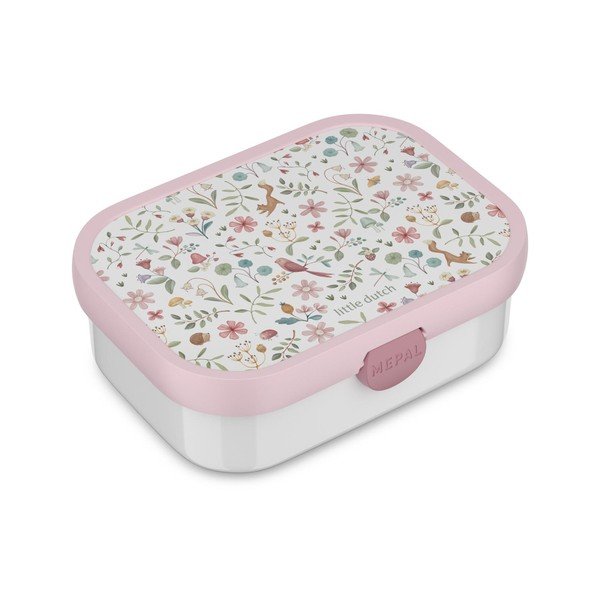Balta/rozā plastmasas bērnu pusdienu kārba Fairy Wonders by Little Dutch – Mepal