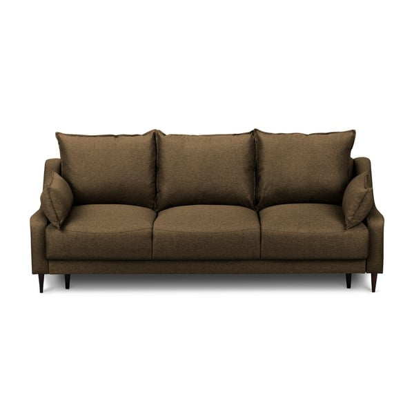 Brūns dīvāns ar krātuvi Mazzini Sofas Ancolie, 215 cm
