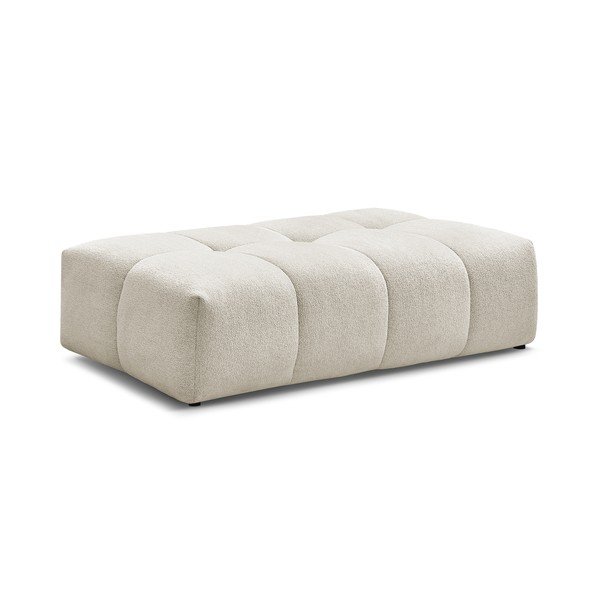 Balts kāju soliņš no šenila auduma Everest – Bobochic Paris-image-3