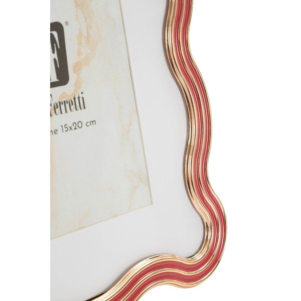 Sarkans/zelta krāsas metāla/stikla stāvošs foto rāmis 17,5x22,5 cm Elizabeth – Mauro Ferretti-image-3