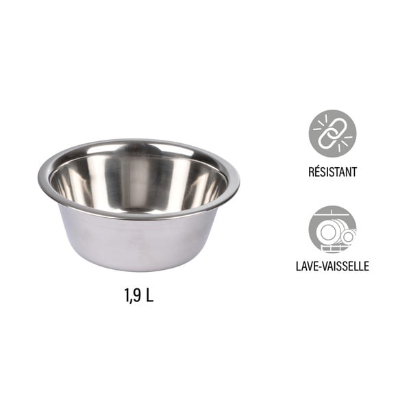 Nerūsējošā tērauda bļodiņa suņiem ø 25 cm – Love Story-image-1