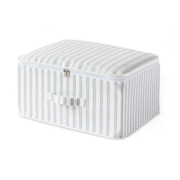 Bēša uzglabāšanas kaste Compactor Stripes, 45 x 46 cm