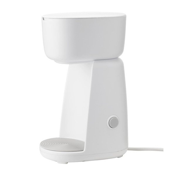 Balts plastmasas kafijas automāts ar filtru 400 ml Foodie – RIG-TIG