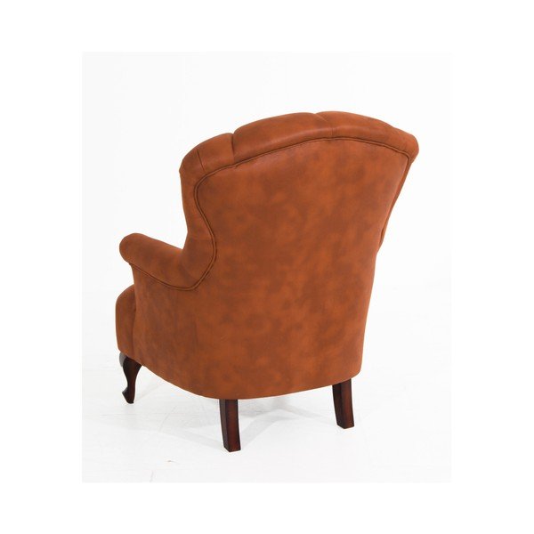Konjaka brūns mākslīgās ādas krēsls Max Winzer Camilla-image-3