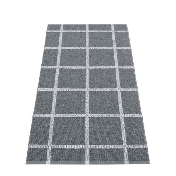 Antracīta pelēks iekštelpu un āra celiņa paklājs 70x150 cm Ada Granit – Pappelina